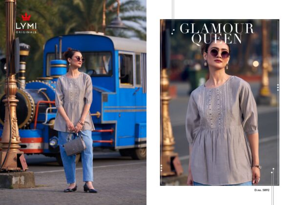 LYMI LEGACY Rehmat Boutique  LYMI LEGACY SILK SHORT KURTIS BY RANGOON 3.jpg