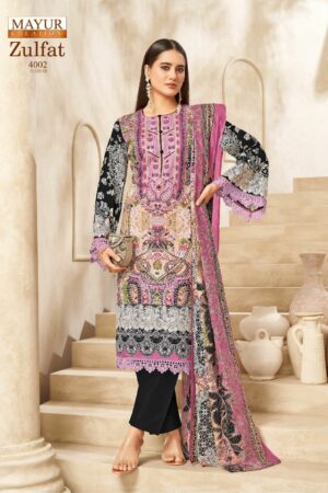 MAYUR CREATION ZULFAT VOL 4 Rehmat Boutique  MAYUR CREATION ZULFAT VOL 4 COTTON PRINTED SUITS 3.jpg