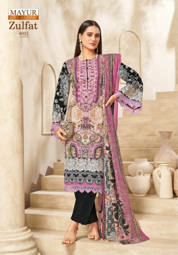 MAYUR CREATION ZULFAT VOL 4 Rehmat Boutique  MAYUR CREATION ZULFAT VOL 4 COTTON PRINTED SUITS 3.jpg