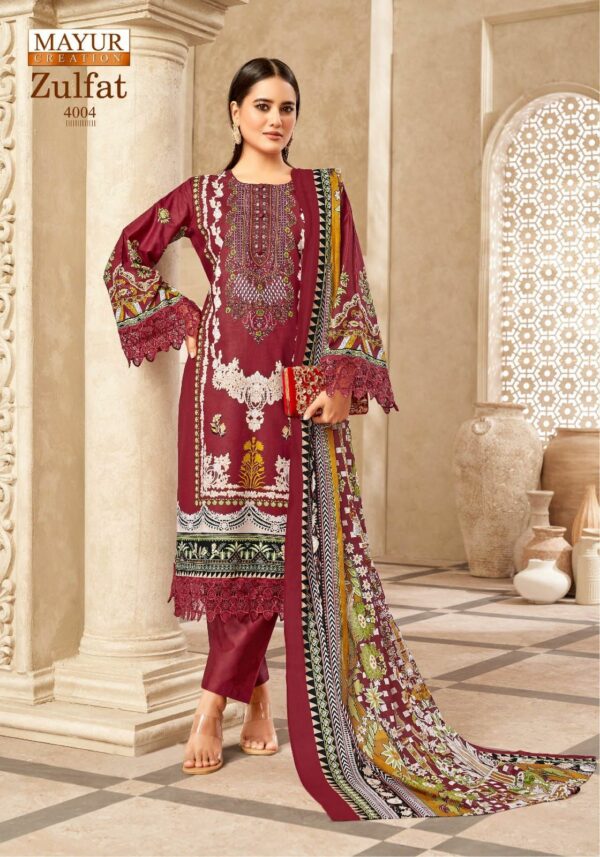 MAYUR CREATION ZULFAT VOL 4 Rehmat Boutique  MAYUR CREATION ZULFAT VOL 4 COTTON PRINTED SUITS 5.jpg