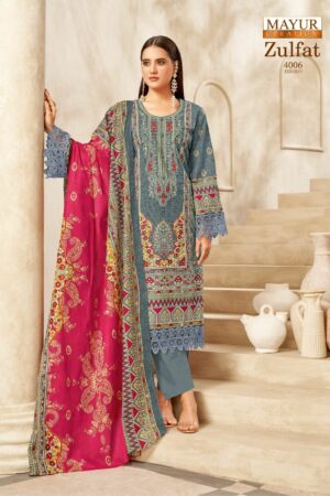 MAYUR CREATION ZULFAT VOL 4 Rehmat Boutique  MAYUR CREATION ZULFAT VOL 4 COTTON PRINTED SUITS 7.jpg
