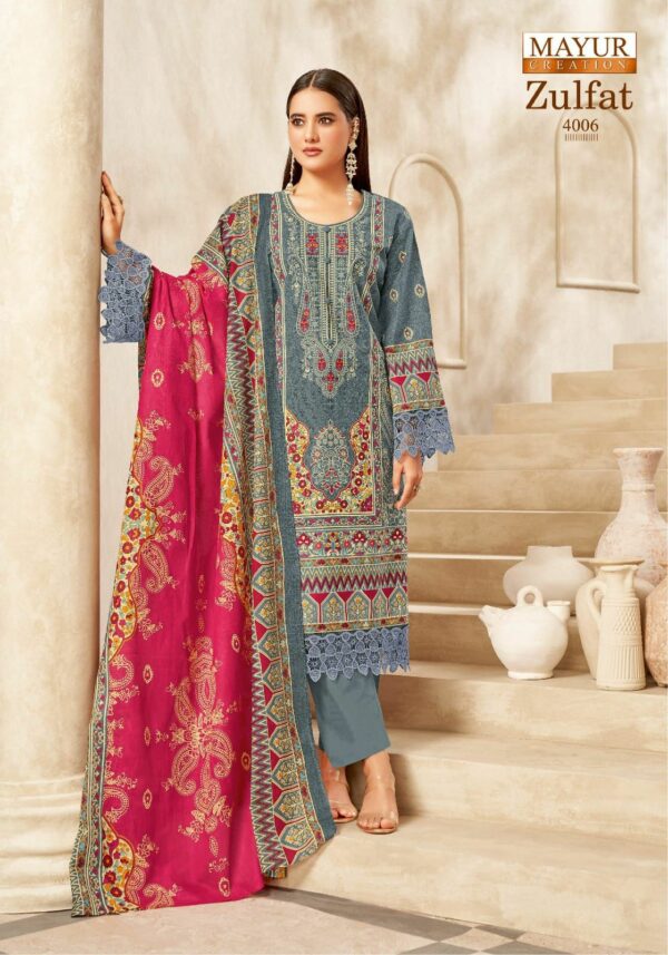MAYUR CREATION ZULFAT VOL 4 Rehmat Boutique  MAYUR CREATION ZULFAT VOL 4 COTTON PRINTED SUITS 7.jpg