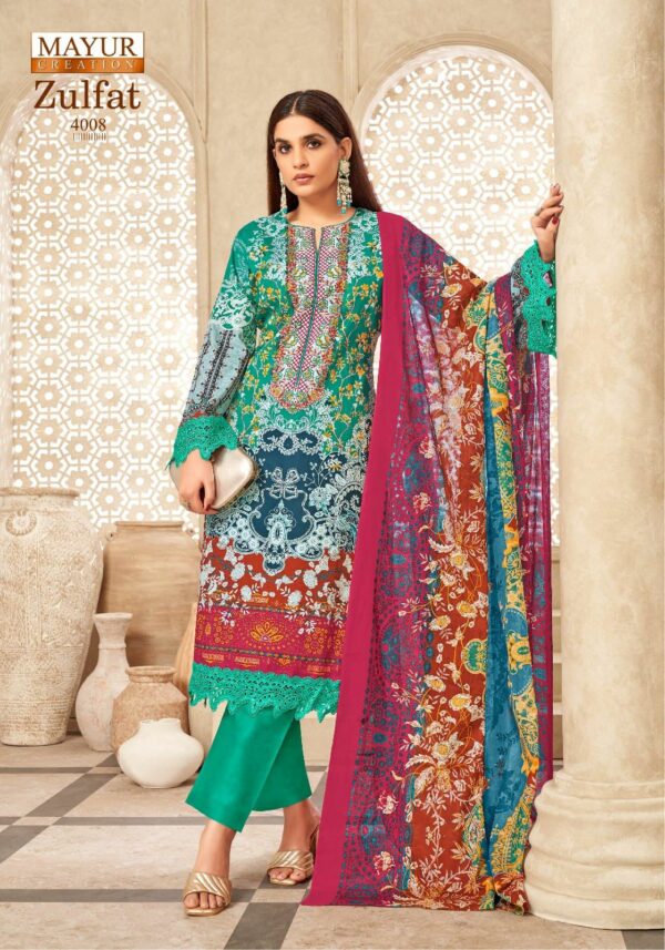 MAYUR CREATION ZULFAT VOL 4 Rehmat Boutique  MAYUR CREATION ZULFAT VOL 4 COTTON PRINTED SUITS 9.jpg