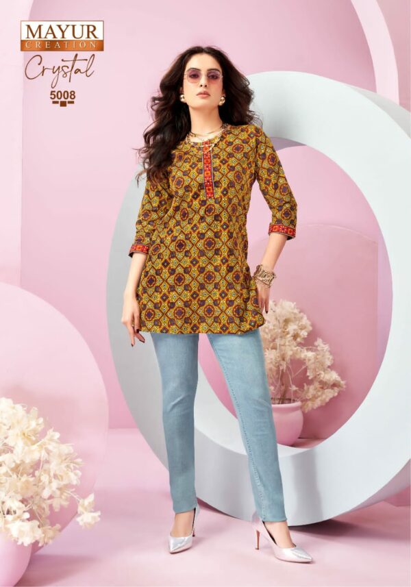 MAYUR CRYSTAL VOL 5 Rehmat Boutique  MAYUR CRYSTAL VOL 5 SHORT TOPS WHOLESALER 2.jpg