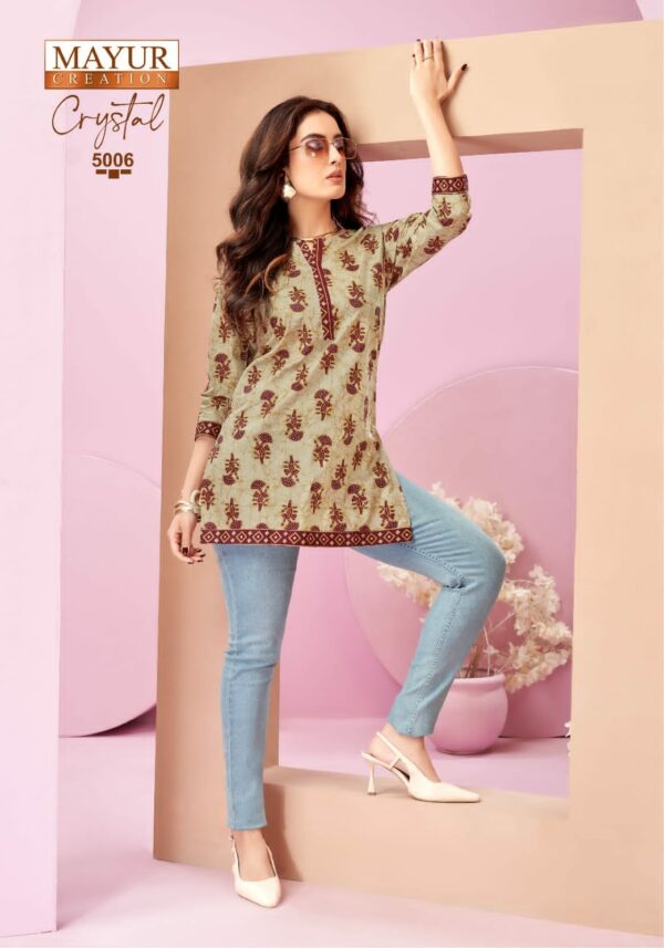MAYUR CRYSTAL VOL 5 Rehmat Boutique  MAYUR CRYSTAL VOL 5 SHORT TOPS WHOLESALER 3.jpg