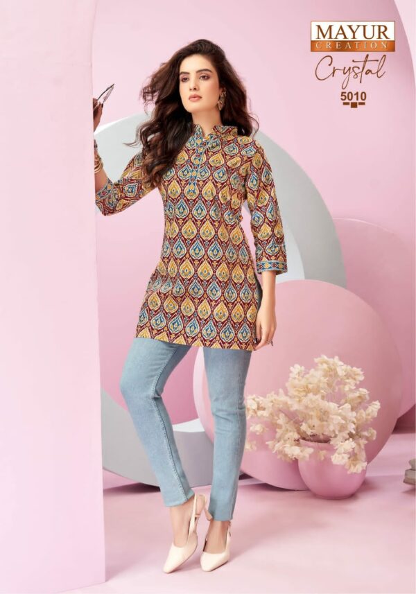 MAYUR CRYSTAL VOL 5 Rehmat Boutique  MAYUR CRYSTAL VOL 5 SHORT TOPS WHOLESALER 4.jpg