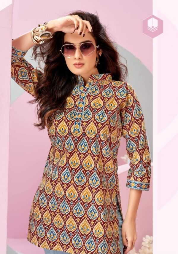 MAYUR CRYSTAL VOL 5 Rehmat Boutique  MAYUR CRYSTAL VOL 5 SHORT TOPS WHOLESALER 5.jpg