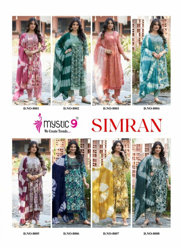 MYSTIC 9 SIMRAN VOL 1 Rehmat Boutique  MYSTIC 9 SIMRAN VOL 1 KURTI WHOLESALER SURAT 13.jpg