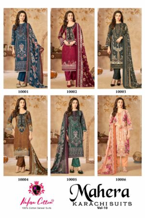 NAFISA COTTON MAHERA VOL 10 Rehmat Boutique  NAFISHA COTTON MAHERA VOL 9 KARACHI SUITS SUPPLIER 14.jpg