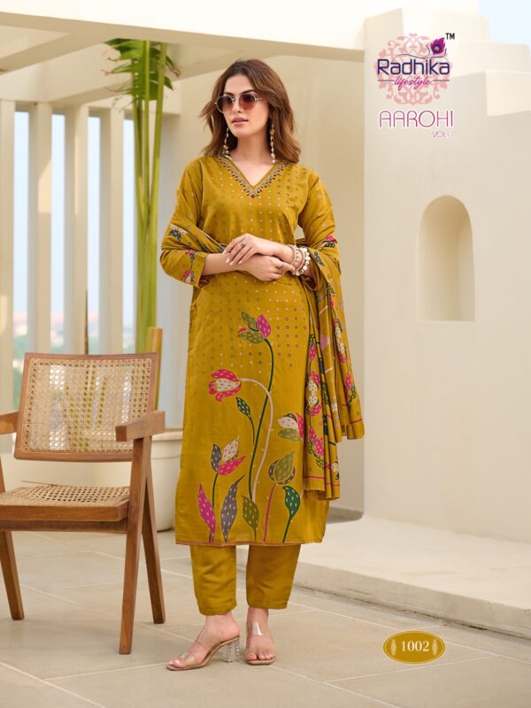 RADHIKA LIFESTYLE AAROHI VOL 1 Rehmat Boutique  RADHIKA LIFESTYLE AAROHI VOL 1 PRINTED KURTI 6.jpg