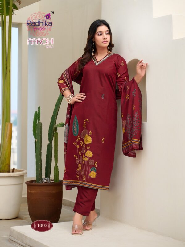 RADHIKA LIFESTYLE AAROHI VOL 1 Rehmat Boutique  RADHIKA LIFESTYLE AAROHI VOL 1 PRINTED KURTI 7.jpg