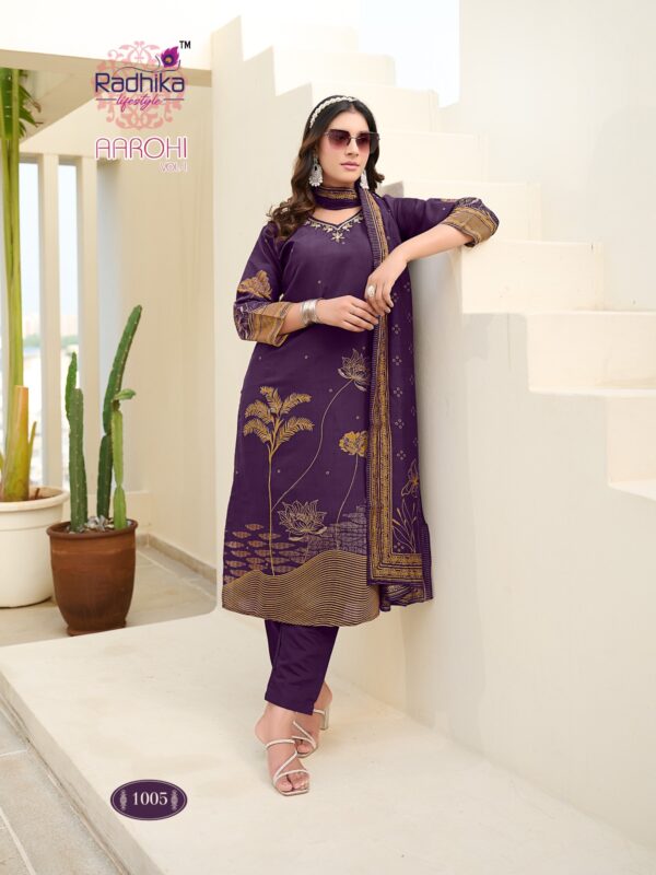 RADHIKA LIFESTYLE AAROHI VOL 1 Rehmat Boutique  RADHIKA LIFESTYLE AAROHI VOL 1 PRINTED KURTI 9.jpg