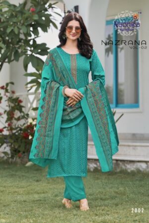 RADHIKA LIFESTYLE NAZRANA VOL 2 Rehmat Boutique  RADHIKA LIFESTYLE NAZRANA VOL 2 JAM SATIN KURTI 5.jpg