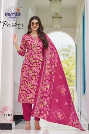 RADHIKA LIFESTYLE PARKER VOL 1 Rehmat Boutique  RADHIKA LIFESTYLE PARKER VOL 1 READYMADE KURTIS 9.jpg