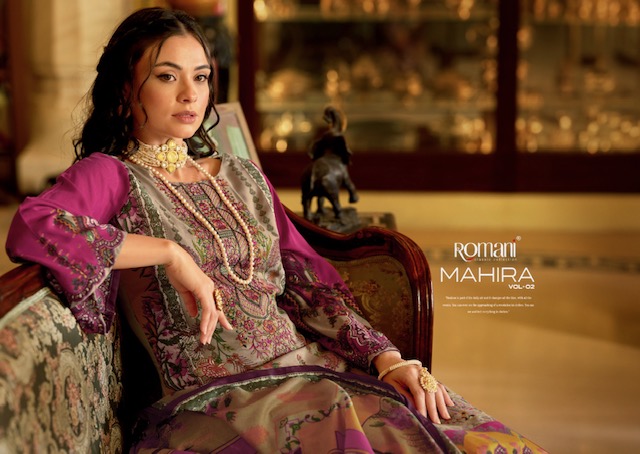 ROMANI MAHIRA VOL 2 Rehmat Boutique  ROMANI MAHIRA VOL 2 SOFT COTTON PRINTED SUITS 4.jpg