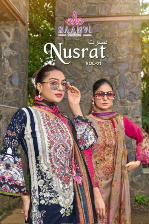 SAANVI TRENDS NUSRAT VOL 1 Rehmat Boutique  SAANVI TRENDS NUSRAT VOL 1 KASHMIRI WORK SUITS 9.jpg