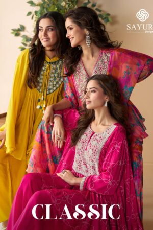 SAYURI DESIGNER CLASSIC Rehmat Boutique  SAYURI DESIGNER CLASSIC REAL CHINON SILK SUITS 1.jpg