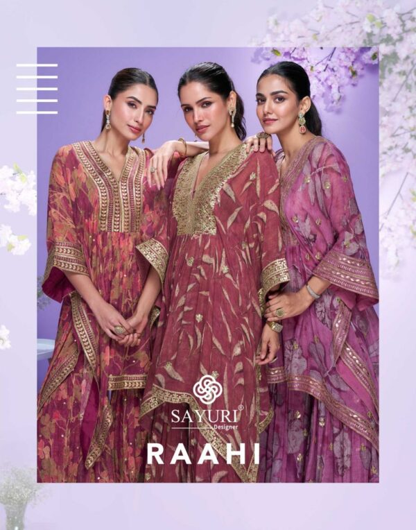 SAYURI DESIGNER RAAHI Rehmat Boutique  SAYURI DESIGNER RAAHI GEORGETTE FANCY SUITS 6.jpg