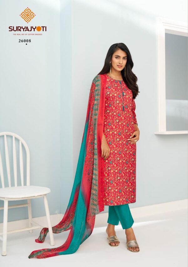 SURYAJYOTI SUHANA VOL 26 Rehmat Boutique  SURYAJYOTI SUHANA VOL 26 COTTON PRINTED SUITS 11.jpg