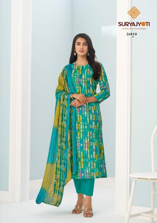 SURYAJYOTI SUHANA VOL 26 Rehmat Boutique  SURYAJYOTI SUHANA VOL 26 COTTON PRINTED SUITS 12.jpg