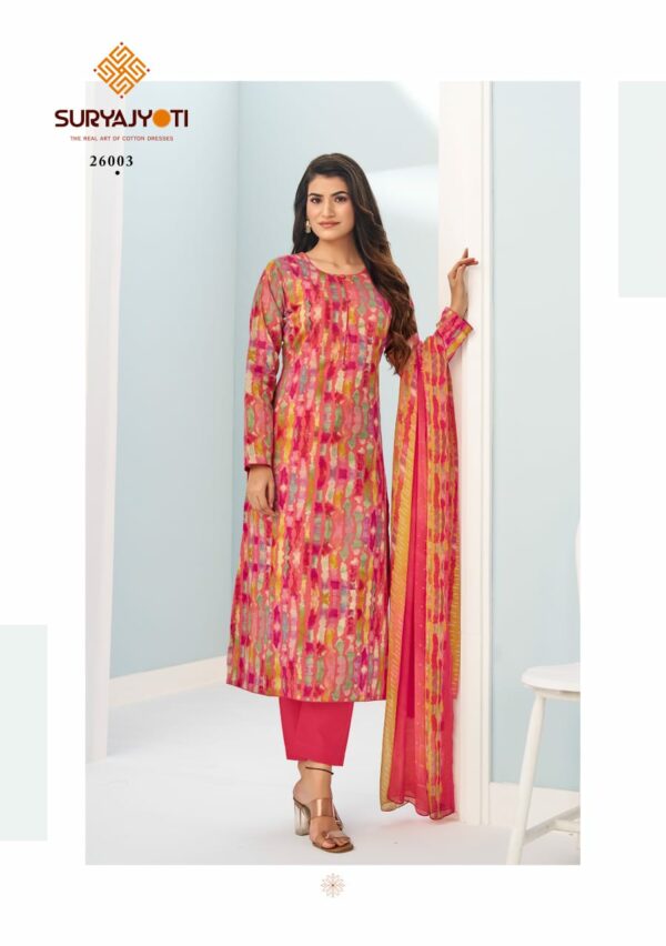SURYAJYOTI SUHANA VOL 26 Rehmat Boutique  SURYAJYOTI SUHANA VOL 26 COTTON PRINTED SUITS 6.jpg
