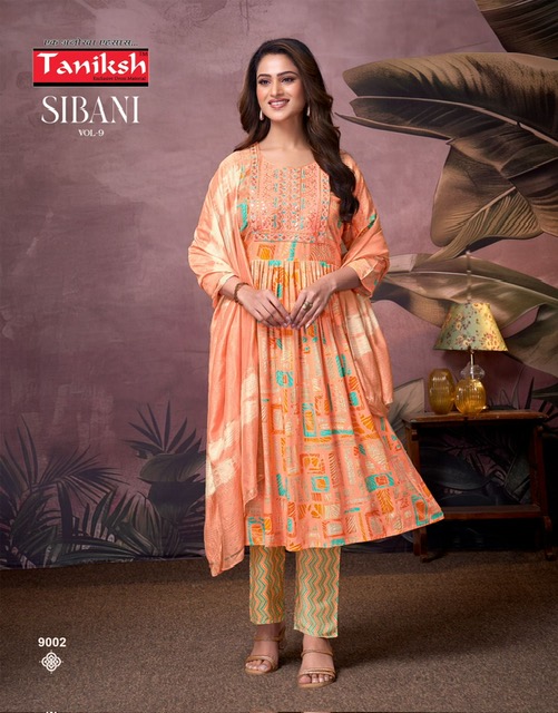 TANIKSH SIBANI VOL 9 Rehmat Boutique  TANIKSH SIBANI VOL 9 RAYON PRINTED READYMADE KURTI 3.jpg