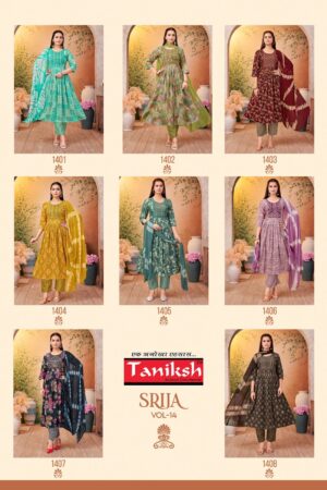 TANIKSH SRIJA VOL 14 Rehmat Boutique  TANIKSH SRIJA VOL 14 WHOLESALE PRICE SURAT 1.jpg