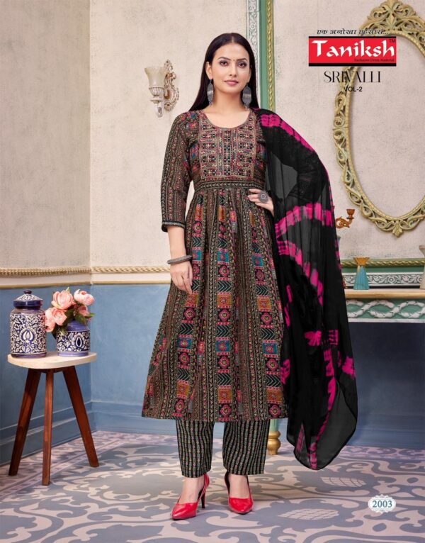 TANIKSH SRIVALLI VOL 2 Rehmat Boutique  TANIKSH SRIVALLI VOL 2 EMBROIDERY KURTI CATALOGUE 11.jpg