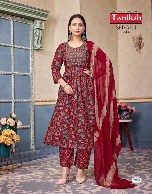 TANIKSH SRIVALLI VOL 2 Rehmat Boutique  TANIKSH SRIVALLI VOL 2 EMBROIDERY KURTI CATALOGUE 8.jpg