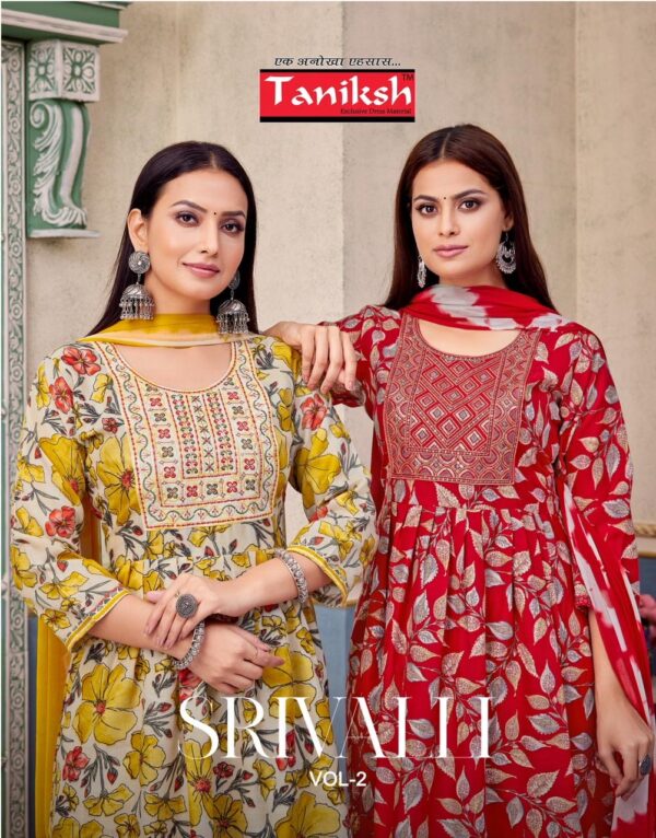TANIKSH SRIVALLI VOL 2 Rehmat Boutique  TANIKSH SRIVALLI VOL 2 EMBROIDERY KURTI CATALOGUE 9.jpg