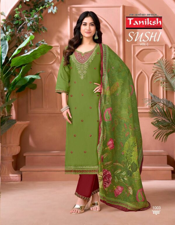 TANIKSH SUSHI VOL 1 Rehmat Boutique  TANIKSH SUSHI VOL 1 ROMAN EMBROIDERY KURTI SUPPLIER 9.jpg