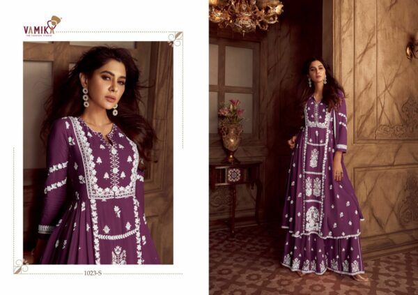 VAMIKA LAKHNAWI VOL 4 Rehmat Boutique  VAMIKA LAKHNAWI VOL 4 DARK LIST RAYON KURTI SUPPLIER 4.jpg