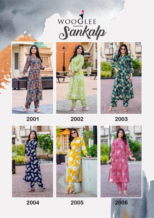 WOOGLEE SANKALP Rehmat Boutique  WOOGLEE SANKALP RAYON PRINTED KURTI CATALOGUE 11.jpg