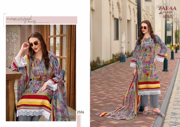 ZARAA PRINT ARWA VOL 25 Rehmat Boutique  ZARAA PRINT ARWA VOL 25 PURE COTTON PRINTED SUITS 10.jpg