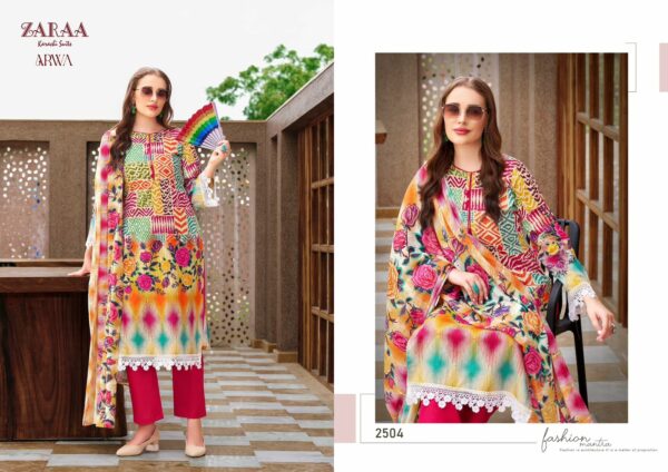 ZARAA PRINT ARWA VOL 25 Rehmat Boutique  ZARAA PRINT ARWA VOL 25 PURE COTTON PRINTED SUITS 6.jpg