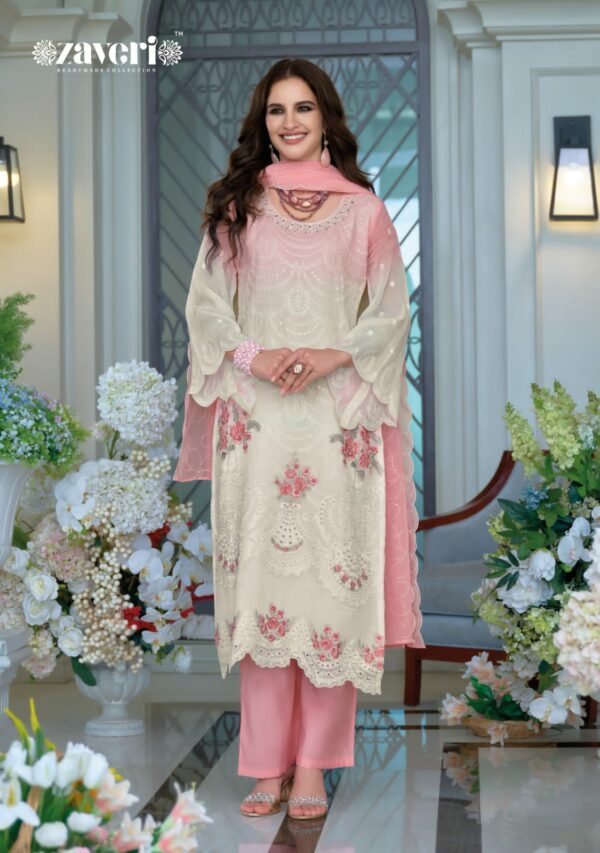 ZAVERI FEMINA VOL 4 COLOR EDITION Rehmat Boutique  ZAVERI FEMINA VOL 4 COLOR EDITION ORGANZA SUITS 7.jpg
