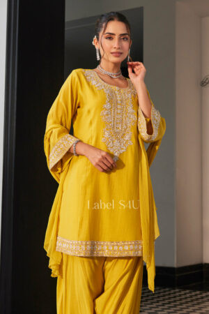 Shivali S4u Mustard Majesty-Farshi Salwar Set New Arrival 2025 Rehmat Boutique  705 2.jpg