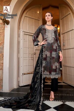 ALOK SUITS BLACK DIAMOND EDITION 13 Rehmat Boutique  ALOK SUITS BLACK DIAMOND EDITION 13 CATALOGUE 3.jpg