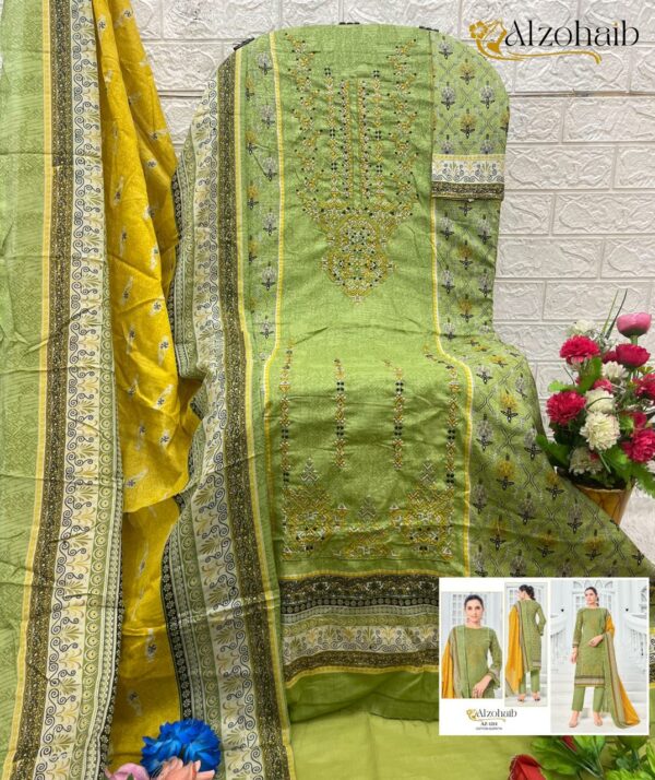 ALZOHAIB NOOR VOL 2 Rehmat Boutique  ALZOHAIB NOOR VOL 2 COTTON PAKISTANI SUITS 4.jpg