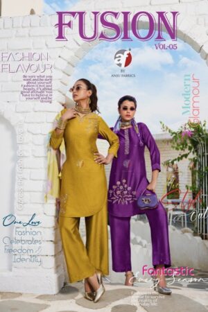 ANJU FABRICS FUSION VOL 5 Rehmat Boutique  ANJU FABRICS FUSION VOL 5 9.jpg