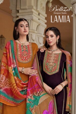 BELLIZA DESIGNER LAMIA Rehmat Boutique  BELLIZA DESIGNER LAMIA WHOLESALE PRICE SURAT 8.jpg