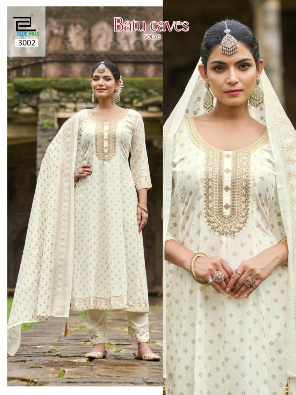 BLUE HILLS BATU CAVES VOL 3 Rehmat Boutique  BLUE HILLS BATU CAVES VOL 3 READYMADE KURTI CATALOG 4.jpg