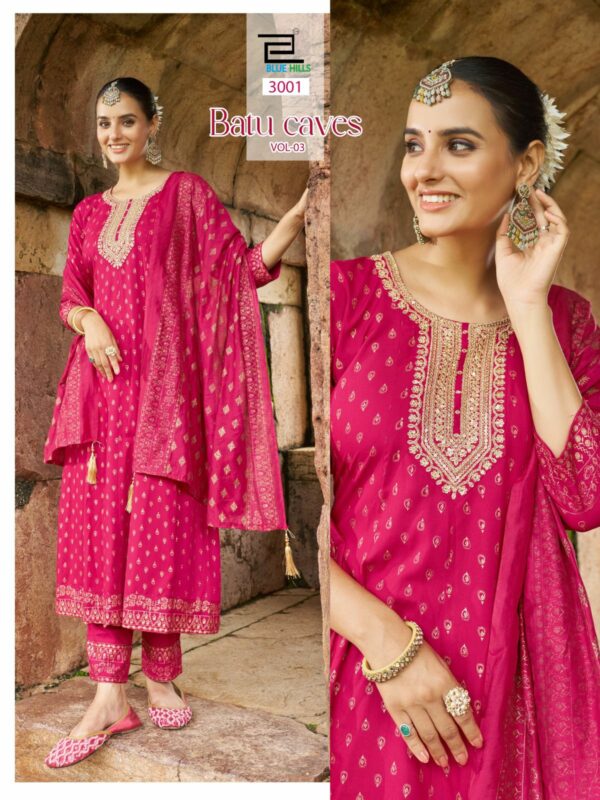 BLUE HILLS BATU CAVES VOL 3 Rehmat Boutique  BLUE HILLS BATU CAVES VOL 3 READYMADE KURTI CATALOG 5.jpg
