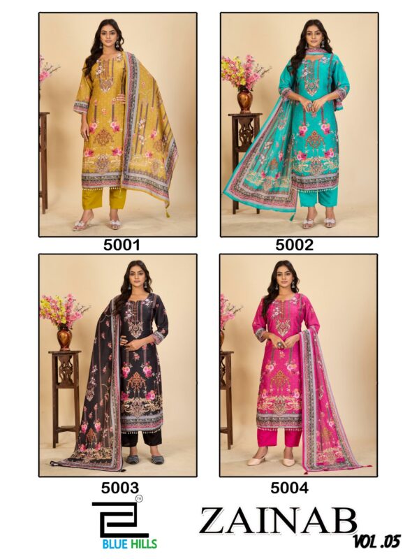 BLUE HILLS ZAINAB VOL 5 Rehmat Boutique  BLUE HILLS ZAINAB VOL 5 READYMADE HAND WORK KURTIS 6.jpg
