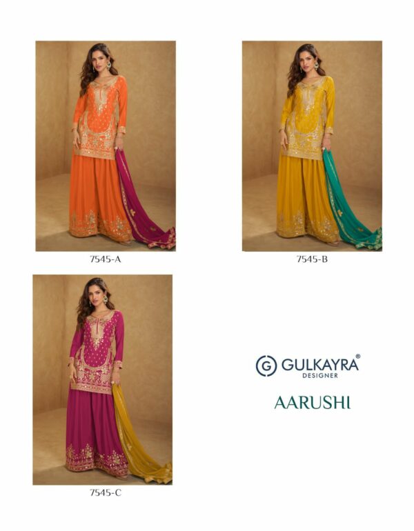 GULKAYRA DESIGNER AARUSHI Rehmat Boutique  GULKAYRA DESIGNER AARUSHI DESIGNER CHINNON SUITS 7.jpg