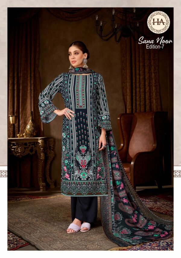 HARSHIT FASHION SANA NOOR EDITION 7 Rehmat Boutique  HARSHIT FASHION SANA NOOR EDITION 7 VISCOSE SUITS 12.jpg