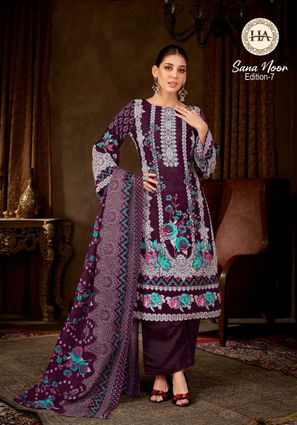 HARSHIT FASHION SANA NOOR EDITION 7 Rehmat Boutique  HARSHIT FASHION SANA NOOR EDITION 7 VISCOSE SUITS 4.jpg