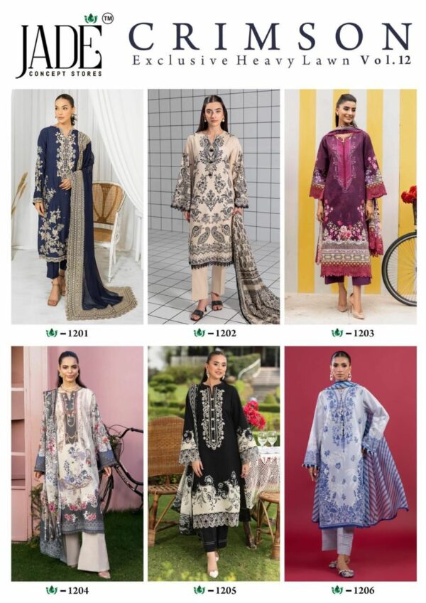 JADE CRIMSON VOL 12 Rehmat Boutique  JADE CRIMSON VOL 12 PURE LAWN KARACHI SUITS 7.jpg