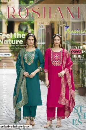 KARISSA ROSHANI VOL 2 Rehmat Boutique  KARISSA ROSHANI VOL 2 READYMADE KURTIS CATALOG 11.jpg