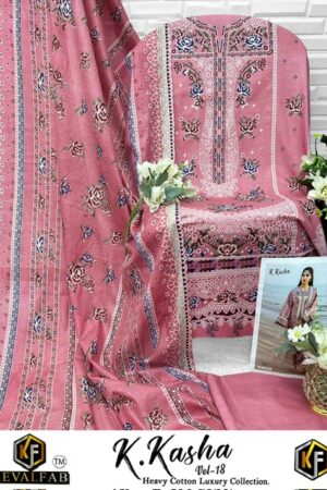 KEVAL FAB K KASHA VOL 18 Rehmat Boutique  KEVAL FAB K KASHA VOL 18 LAWN KARACHI SUITS CATALOG 2.jpg